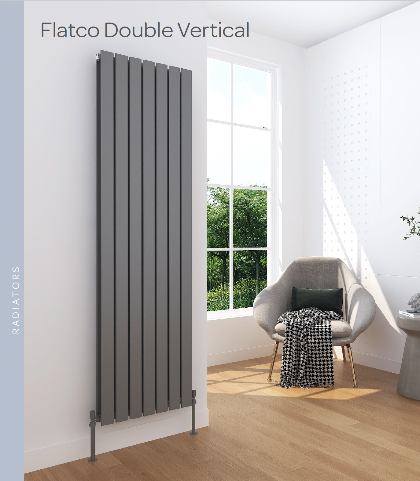 Flatco Double Vertical 1800x380 BTU 7425