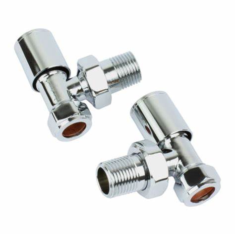MODERN CHROME STRAIGHT VALVES