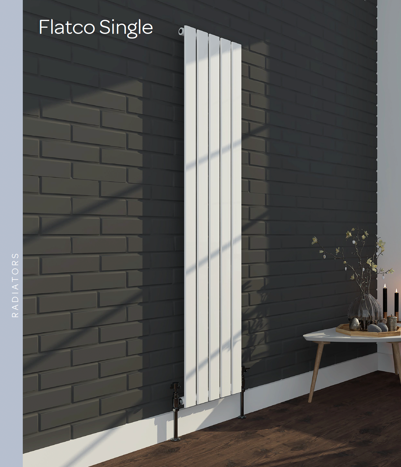 Flatco Single Radiator 1800x380 BTU 3798