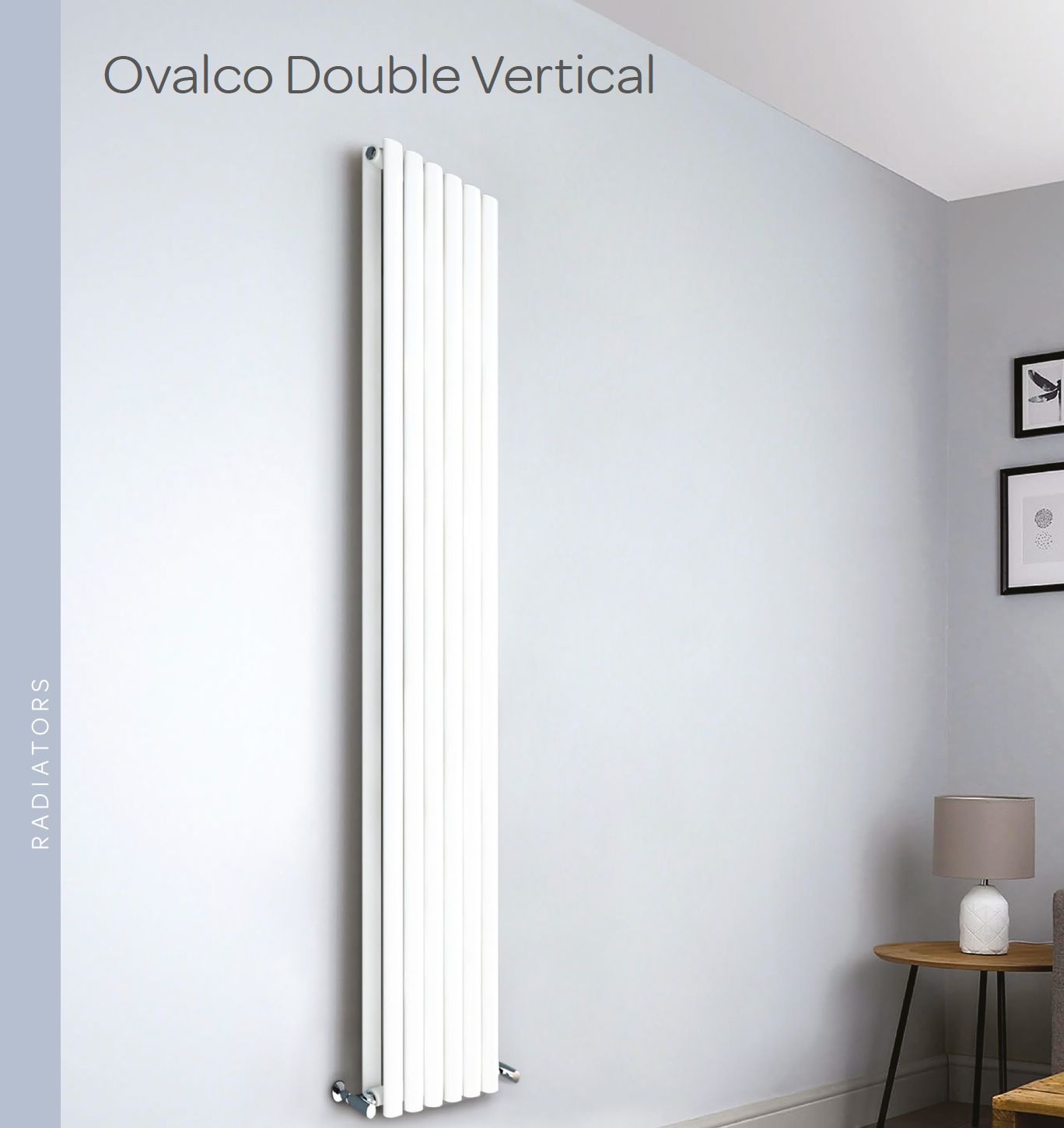 Ovalco Double Vertical Radiator 1800x354 BTU 5387