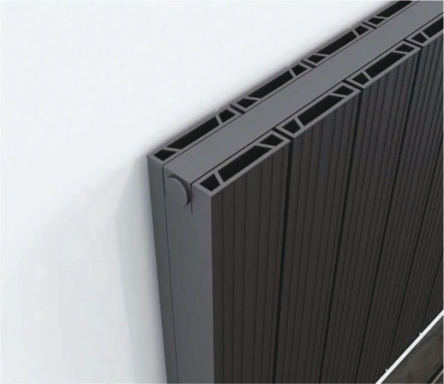 Designer Aluminium Infinity Horizontal 600x1400 BTU 6996