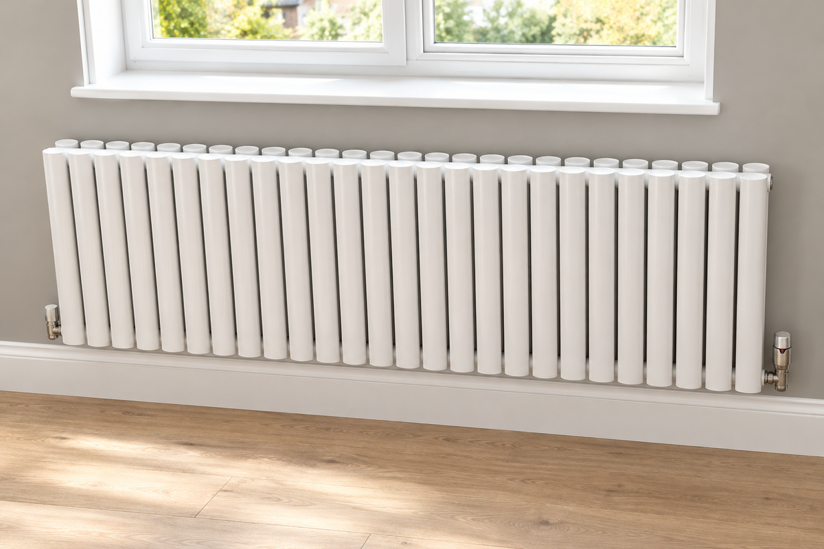 Ovalco 550 × 1770 horizontal radiator AI image